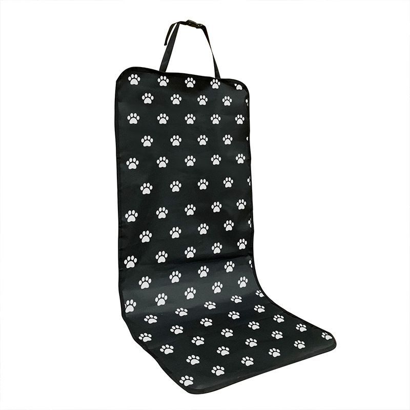 PetBlackPawPrintCarMat - Image 1