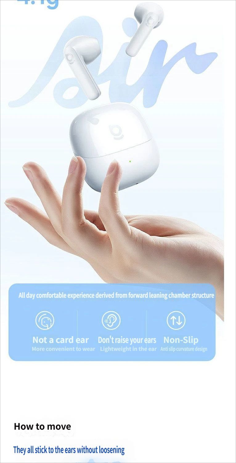 BS1 Bluetooth headset-Blue - Image 4