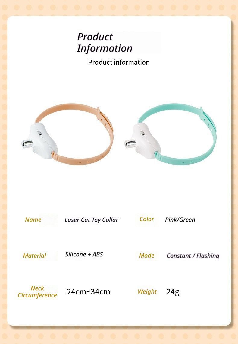 Laser cat teasing collar-Light green - Image 6