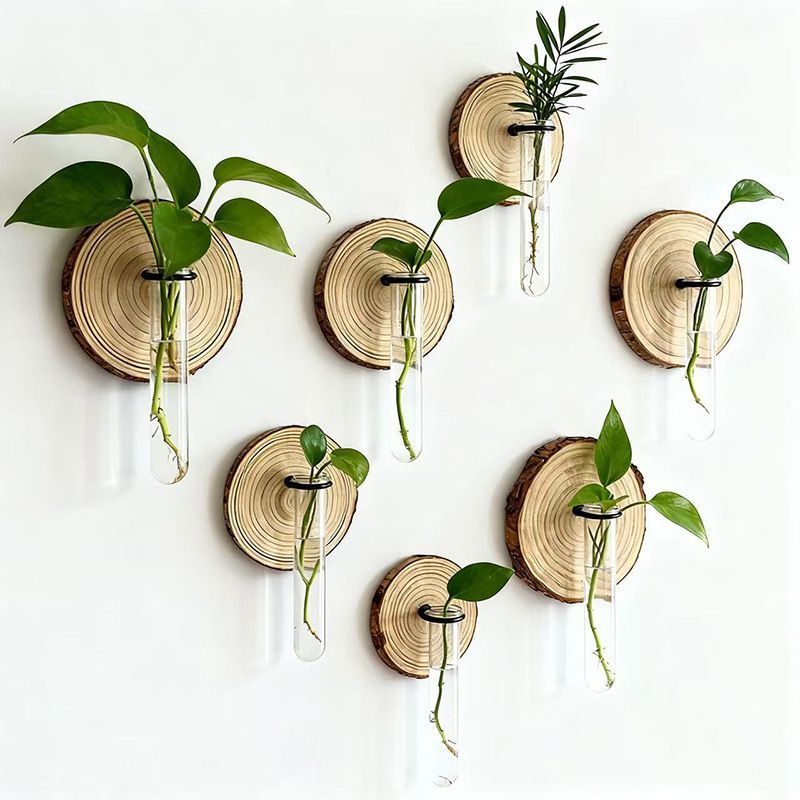 Creative Test Tube Hydroponic Vase-Set of 6 - Image 8
