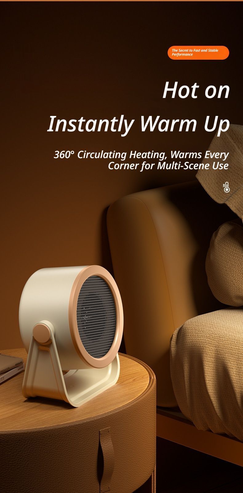 Desk heater white - Image 6