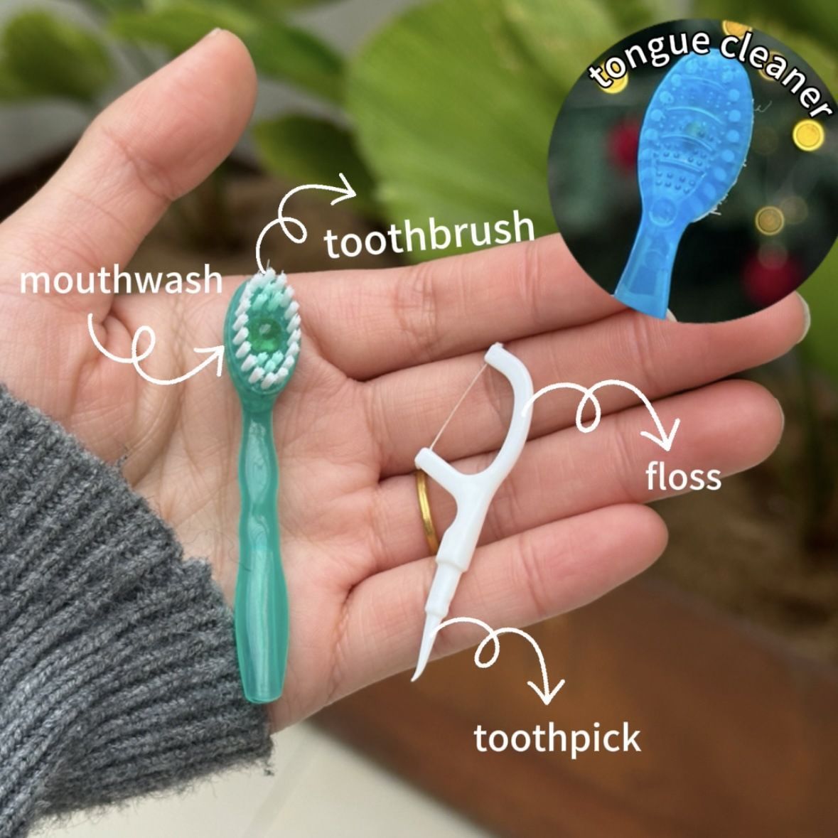 Disposable 3-in-1 Soft Toothbrush with Burst Bead - Image 6