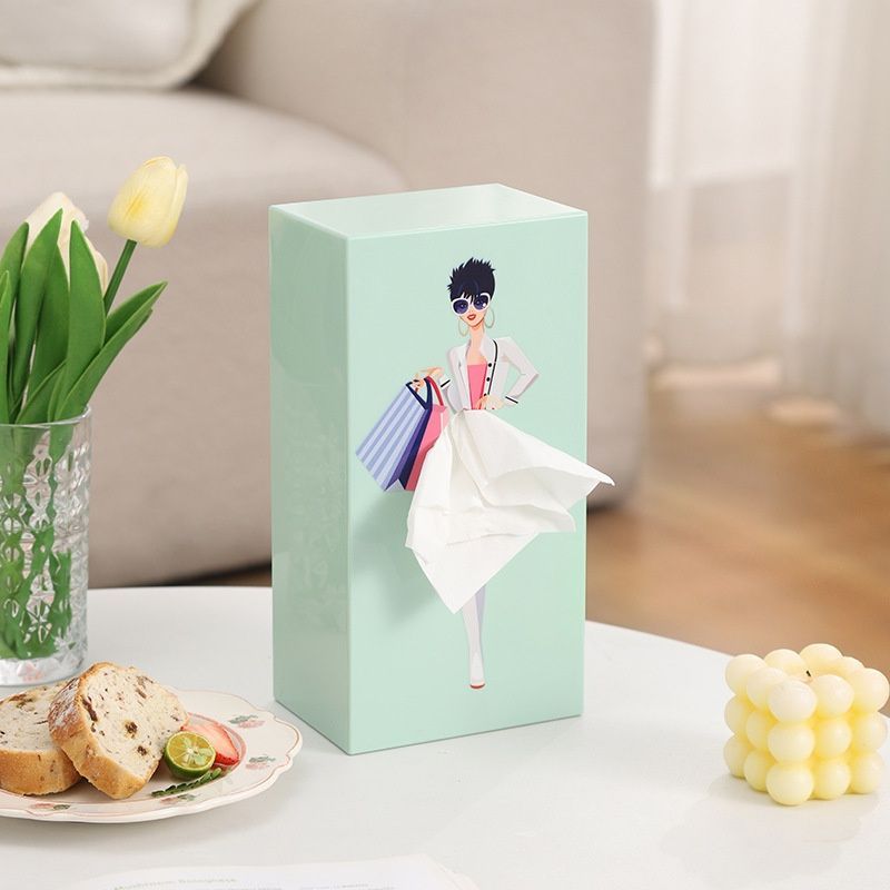 Dreamy Iris Blue Princess Tissue Box Holder - Image 7