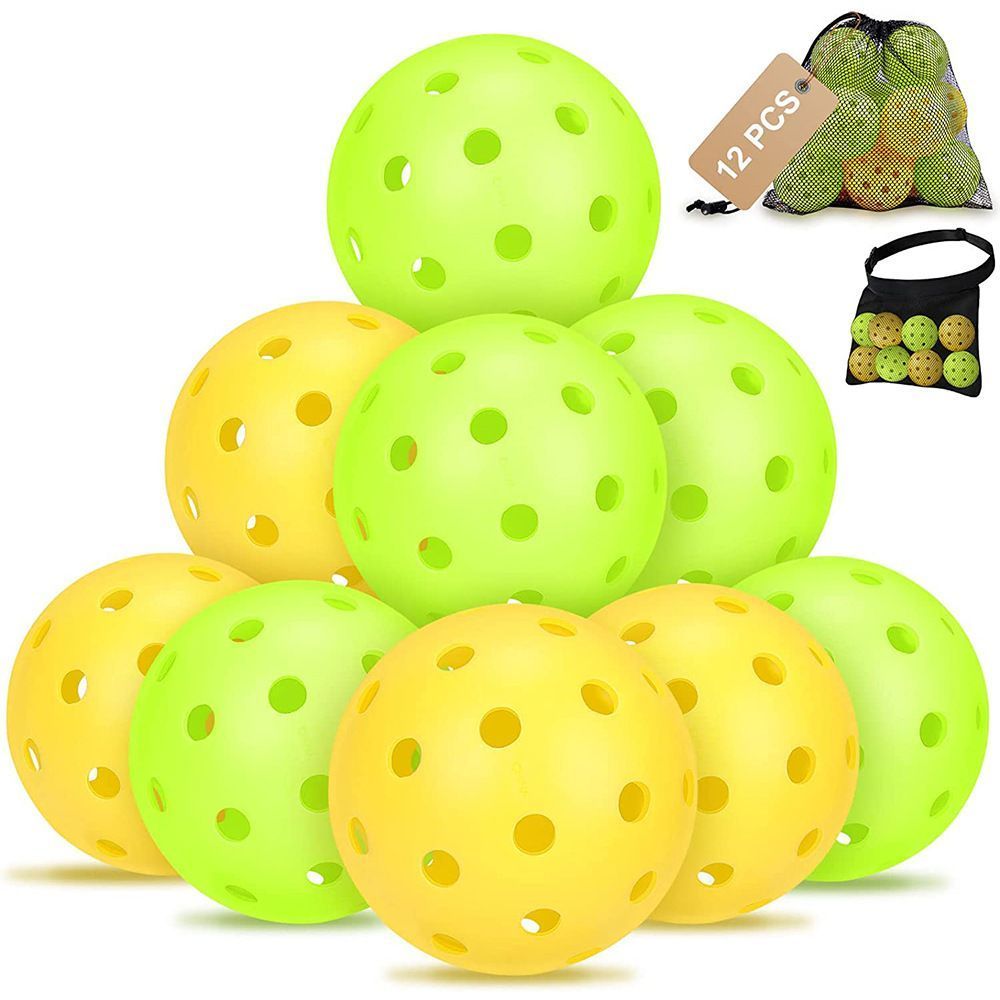 Durable Rose-Red Pickleballs 40-Holes 12-Pack (Color Box) - Image 4