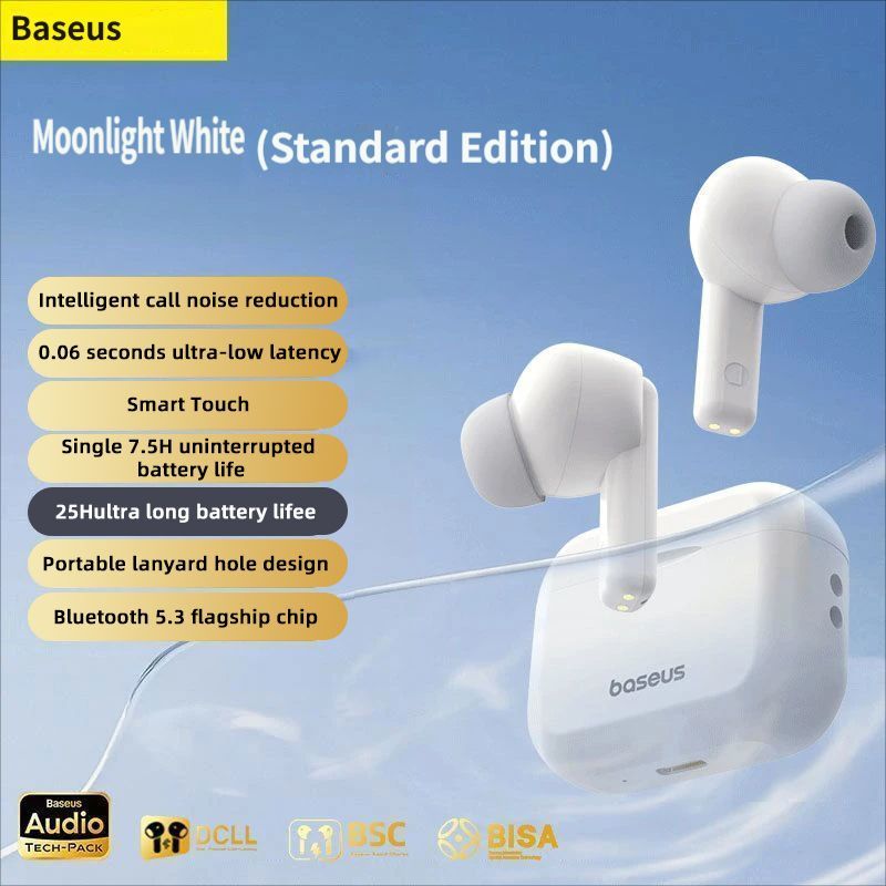 E17 Bluetooth headset-White - Image 4