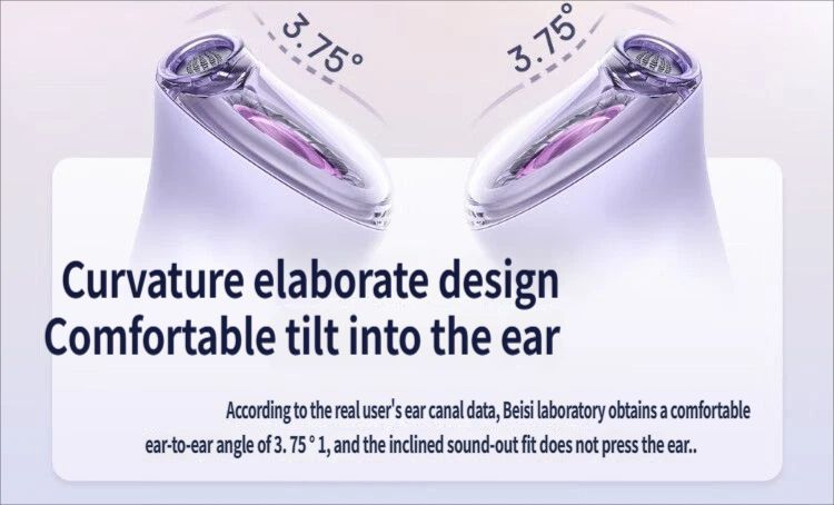E5 Bluetooth headset-Pink - Image 8