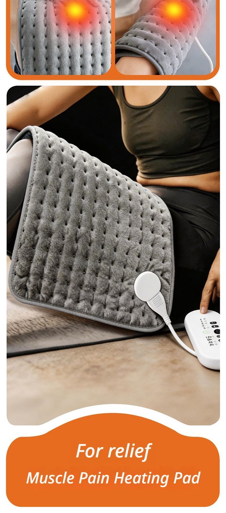 Electric blanket 30 * 40-grey - Image 5