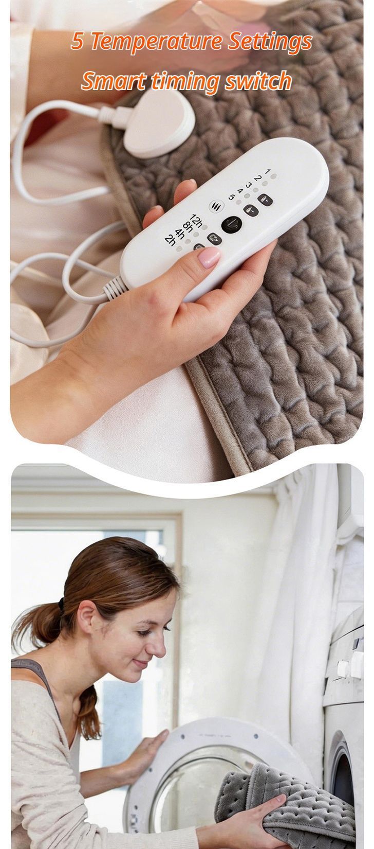 Electric blanket 30 * 60-grey - Image 6