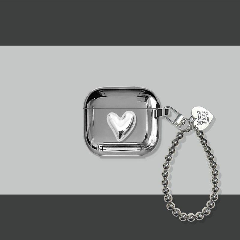Electroplated 3D Heart + Bracelet Apple AirPods Pro 2 - Image 3
