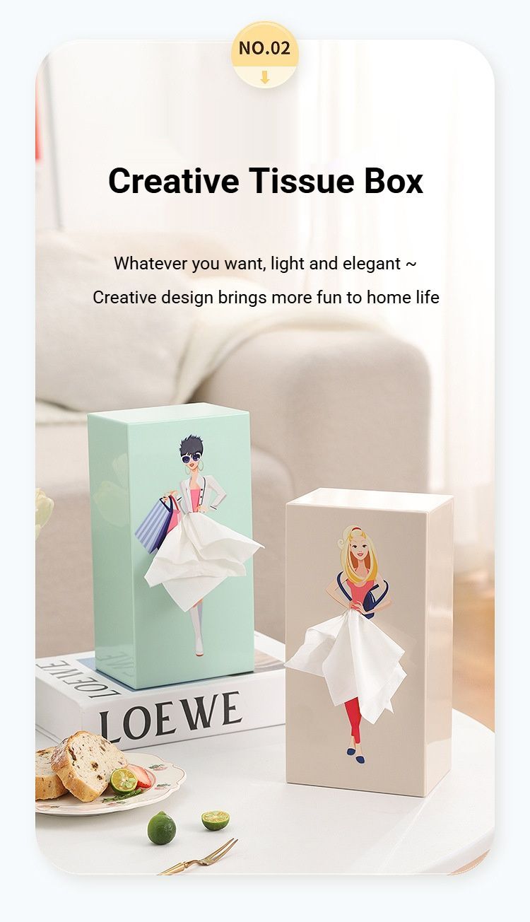 Elegant Light Mango Yellow Princess Tissue Box Holder - Image 8