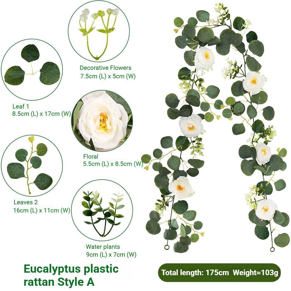 Eucalyptus Rattan - 36 Heads-A - Image 1