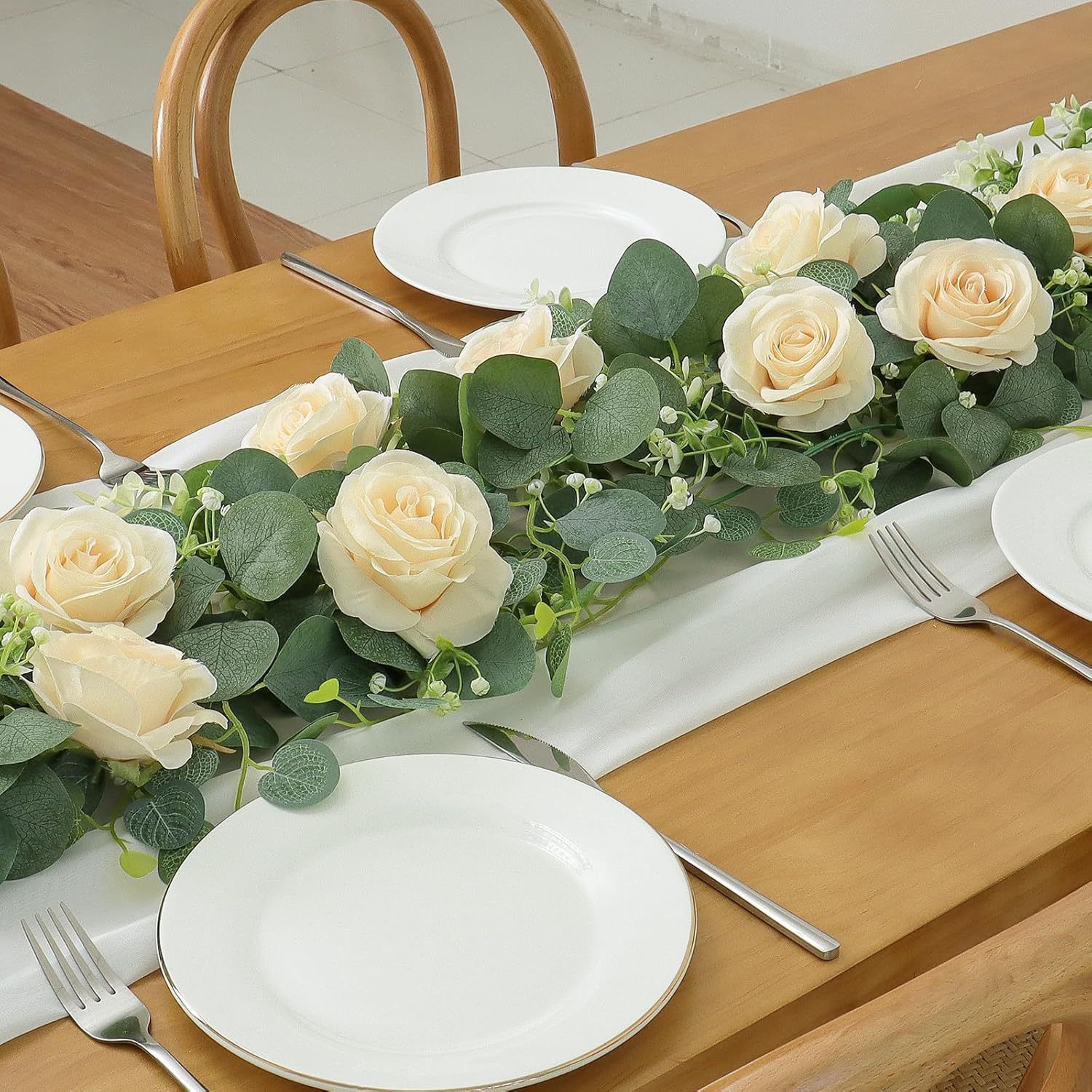 Eucalyptus with Flowers - 37 Heads-H - Image 3