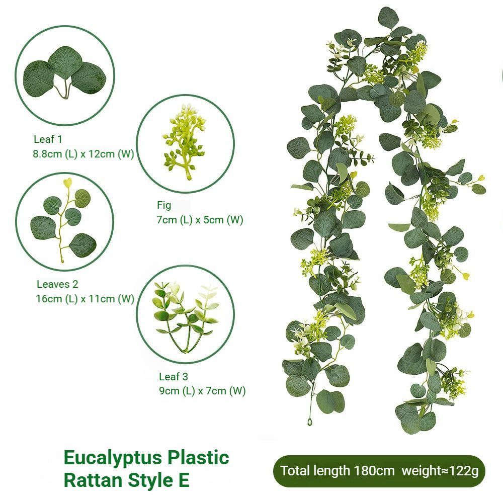 Eucalyptus with Flowers - 60 Heads-E - Image 1