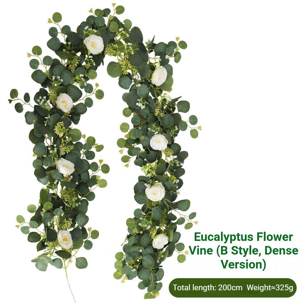 Eucalyptus with Flowers - 72 Heads-B - Image 1