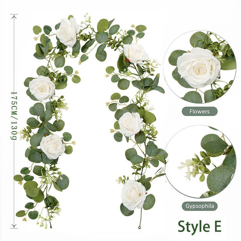 Eucalyptus with Flowers - 72 Heads-pink - Image 7
