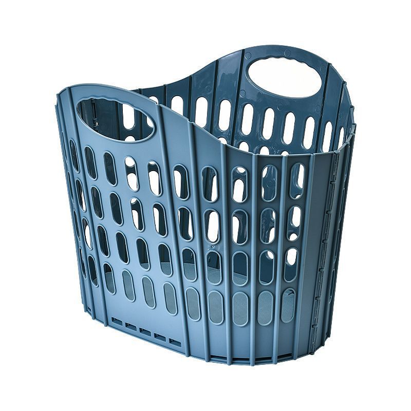 Fold the dirty clothes basket-large blue - Image 1