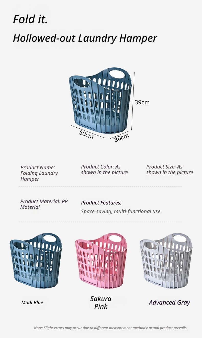 Fold the dirty clothes basket-small gray - Image 8