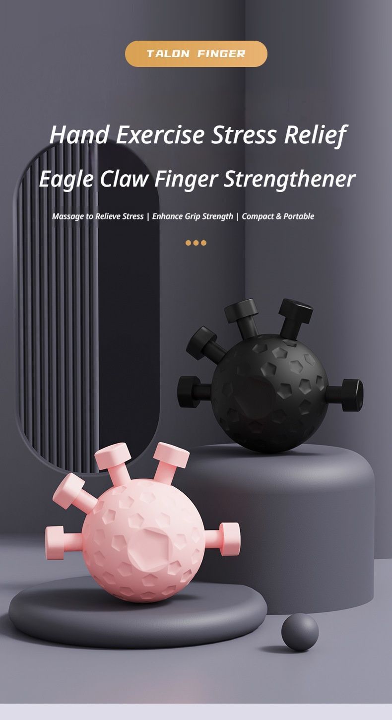 Five-finger strength tester-Pink45kg - Image 2