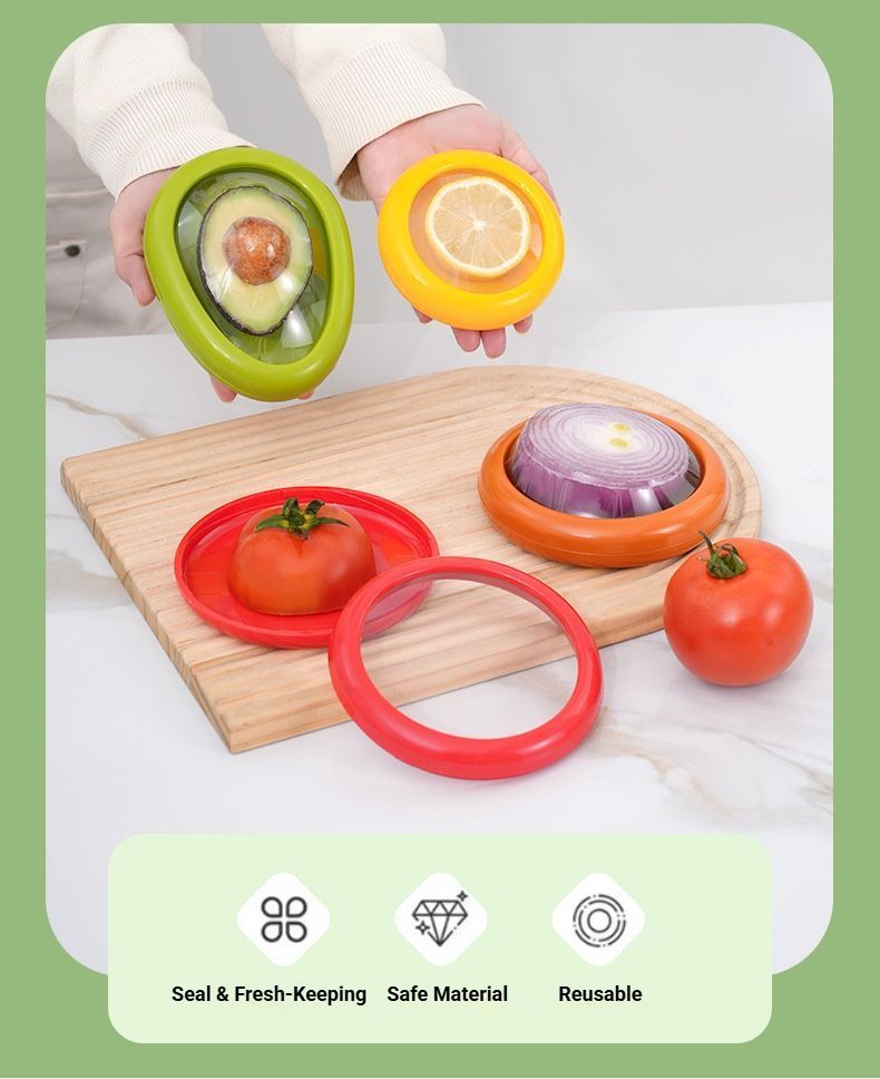 Fruit and vegetable preservation box-Avocado-TPU - Image 6