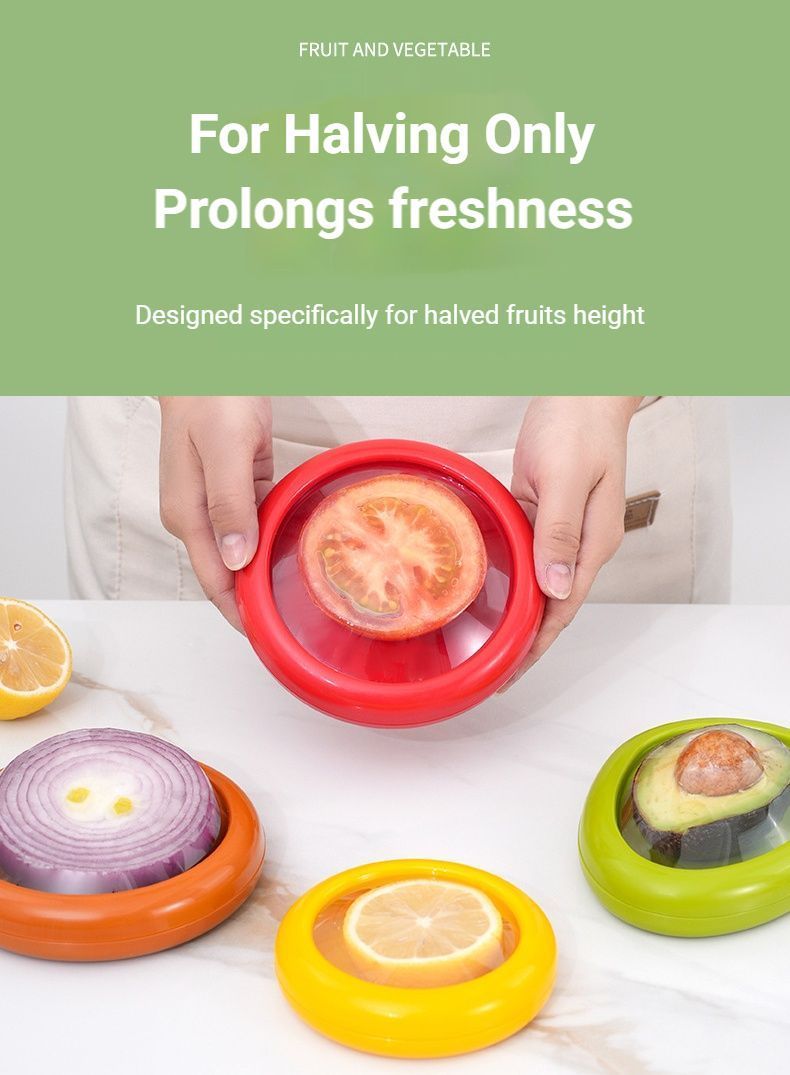 Fruit and vegetable preservation box-Tomato-Silicone - Image 7