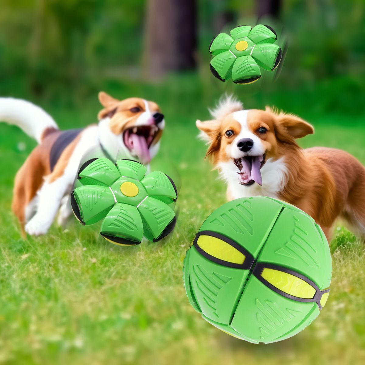 Frisbee Deformation Ball - green + 3 Light Version×5 - Image 8