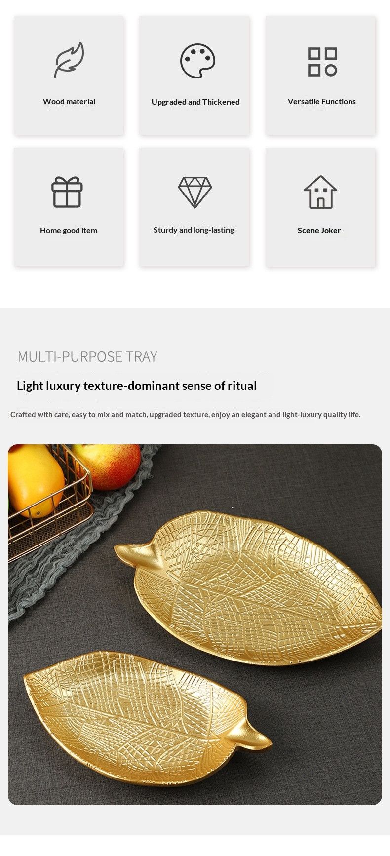 2317F-2502-Gold--VeinedLeaf30cm - Image 2