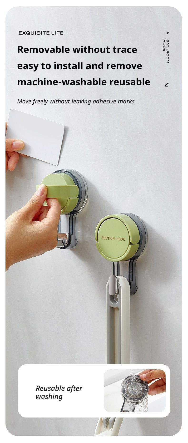 green Suction cup hook - Image 6