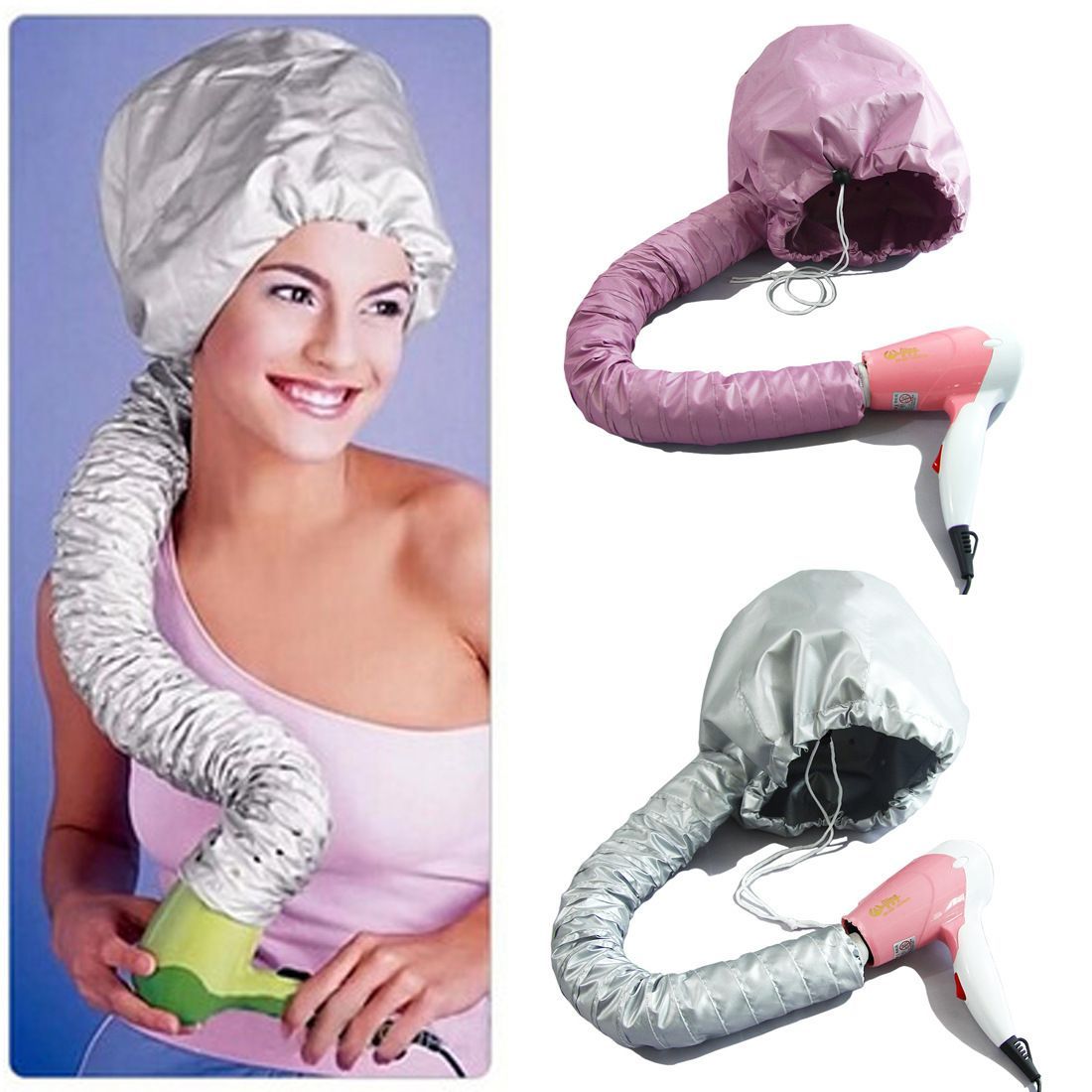 DeepConditioningHairDryingCap-Pink - Image 1
