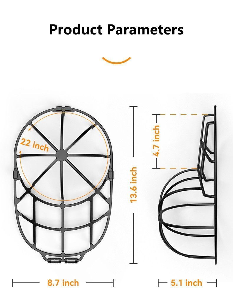 Hat protection frame-Yellow - Image 7