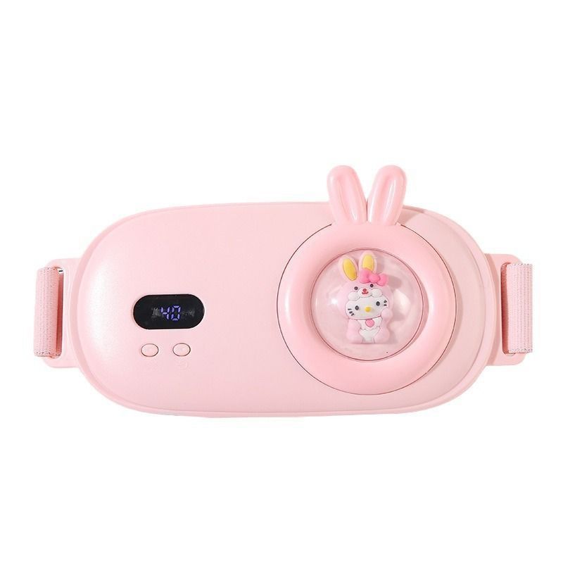 Heated Period Relief Waist Belt Pink Little Rabbit - Image 1