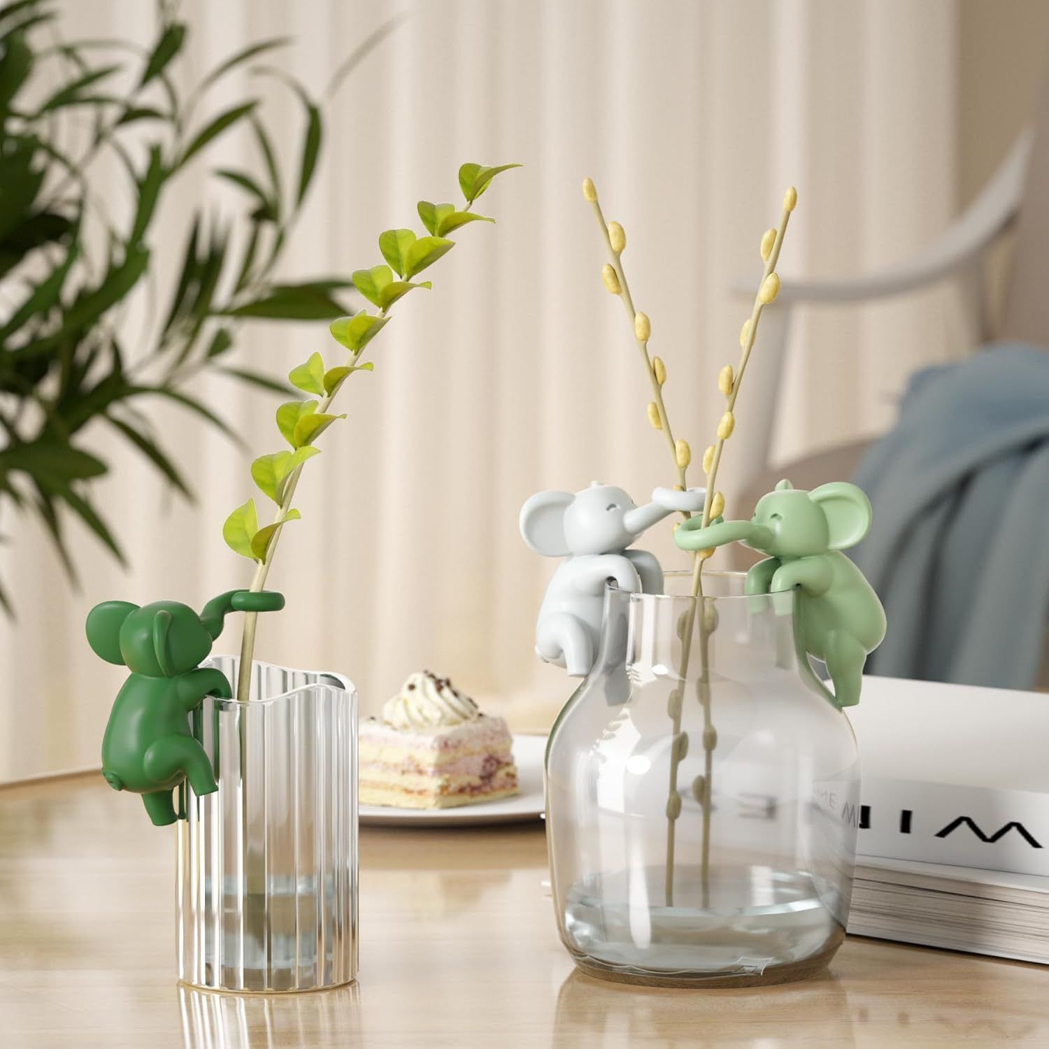 Hydroponic Plant Support Frame-Light green - Image 2