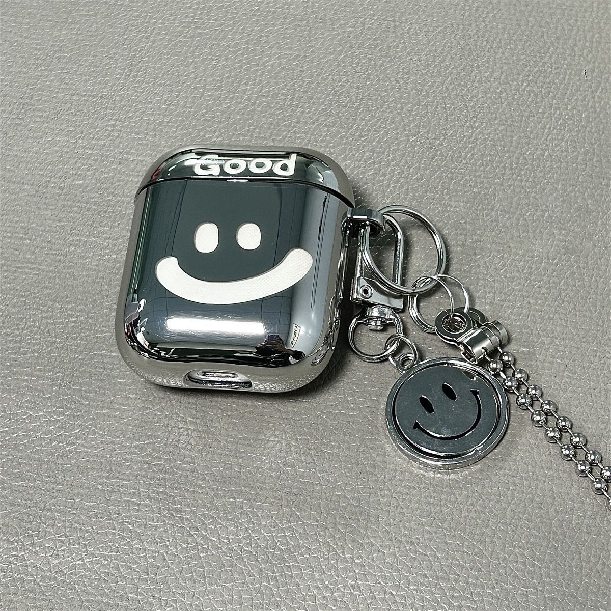 Laser Engraved Fortune + Matching Keychain Apple AirPods 1 - Image 2