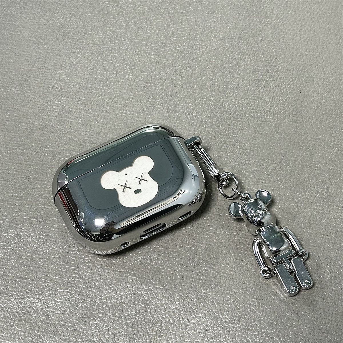 Laser Engraved Pikachu with a Ring Apple AirPods pro - Image 6