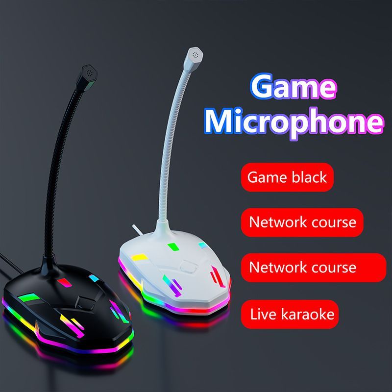 M9 Computer Noise Cancelling Microphone White - Image 3