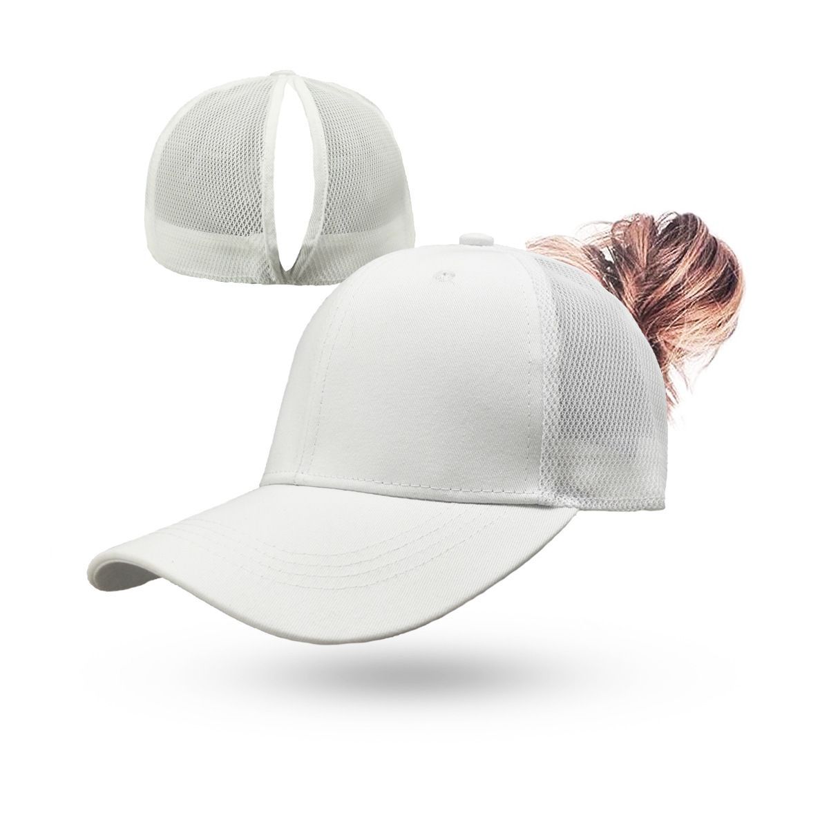 Magnetic Ponytail Cap Black - Image 5