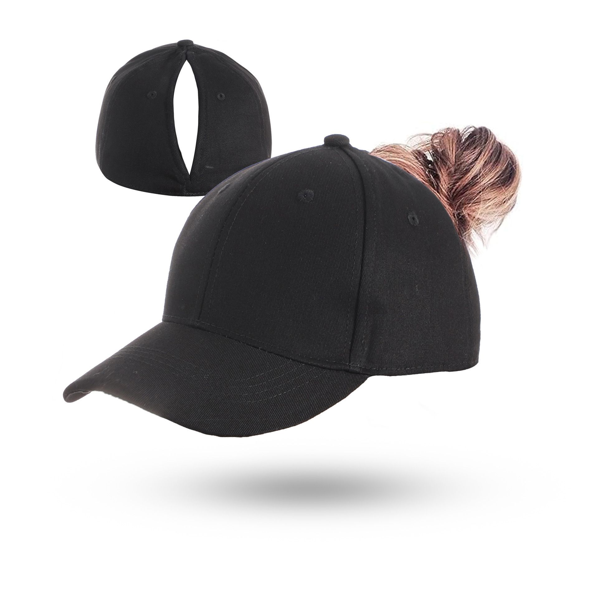 Magnetic Ponytail Cap Grey - Image 6