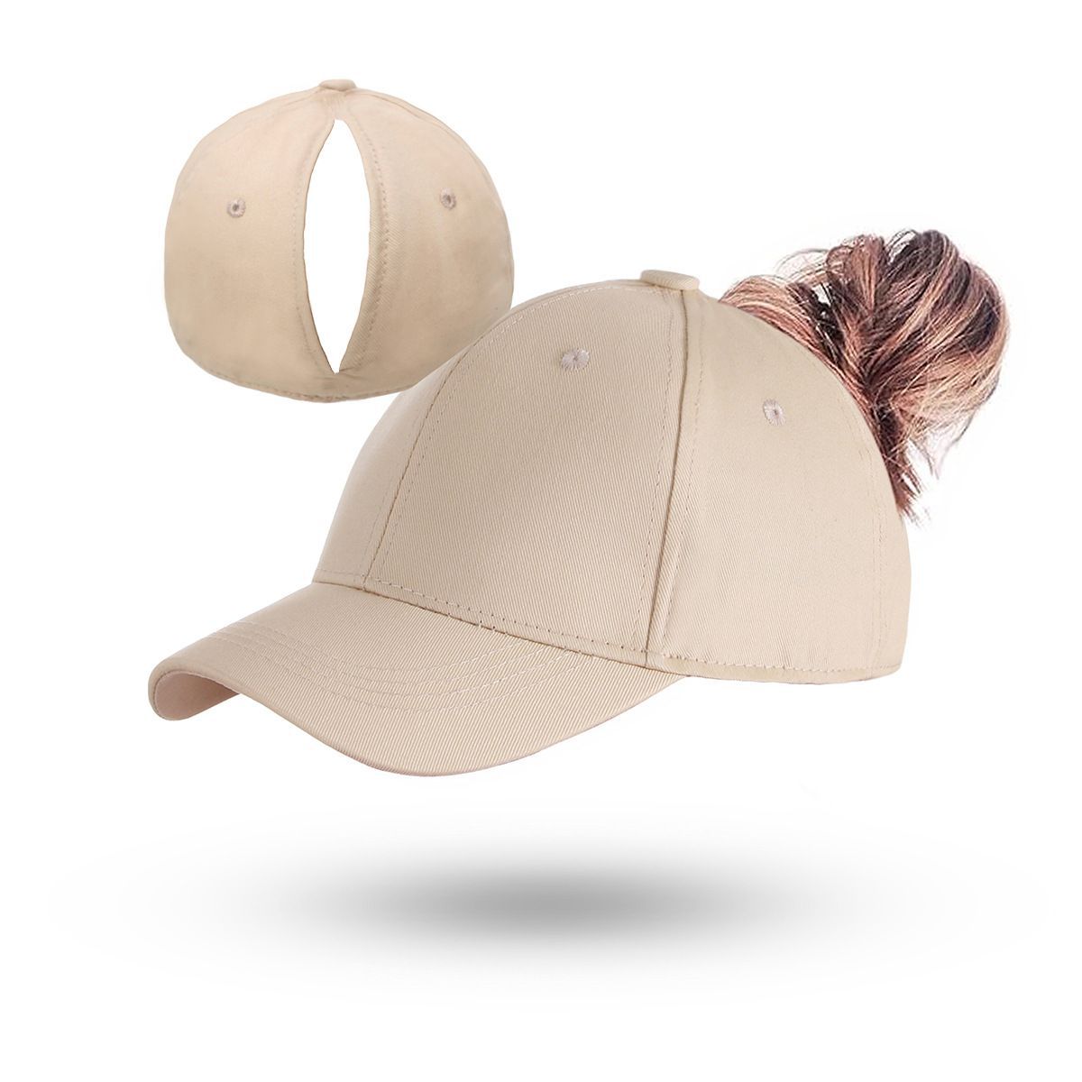 Magnetic Ponytail Cap Grey - Image 7