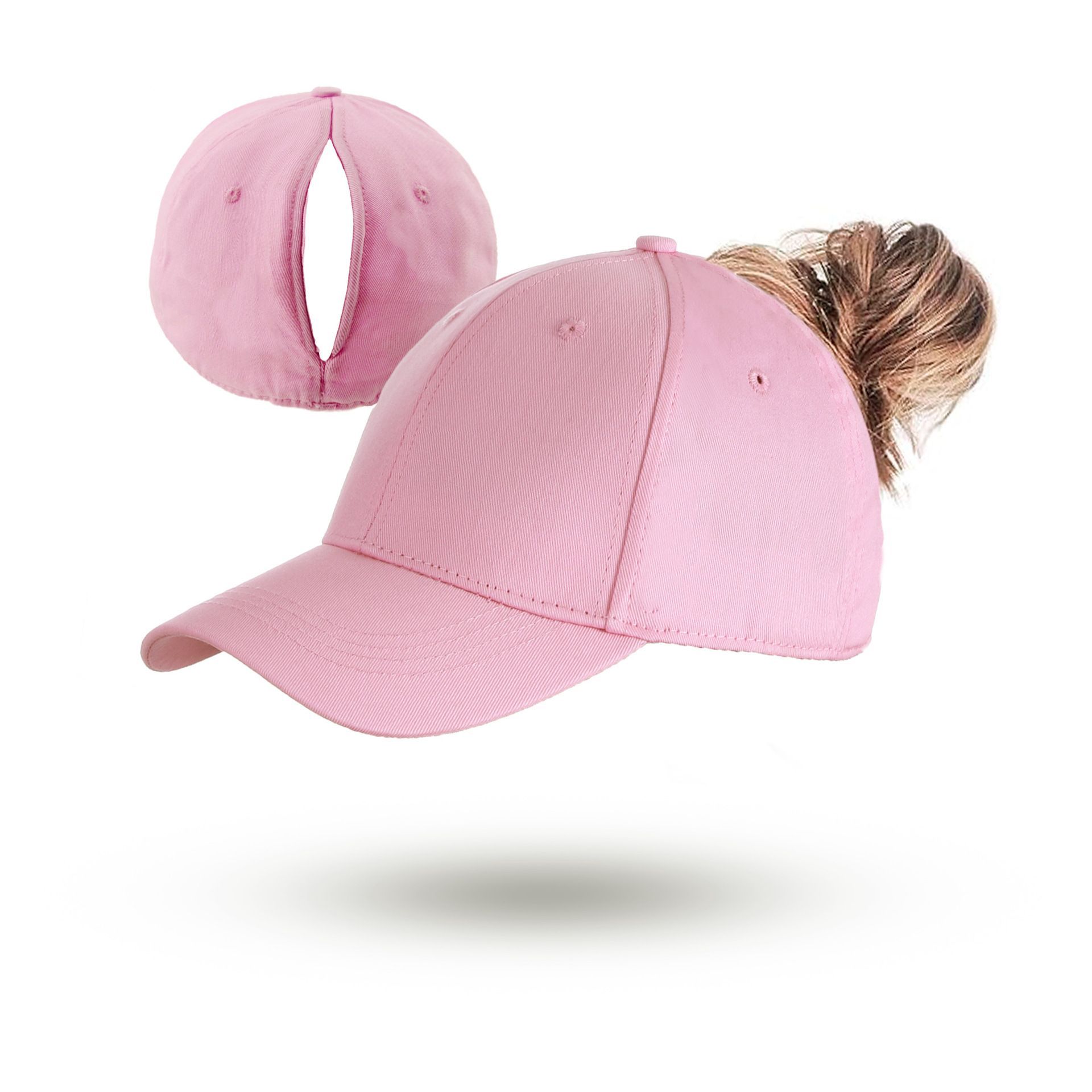 Magnetic Ponytail Cap Pink - Image 1