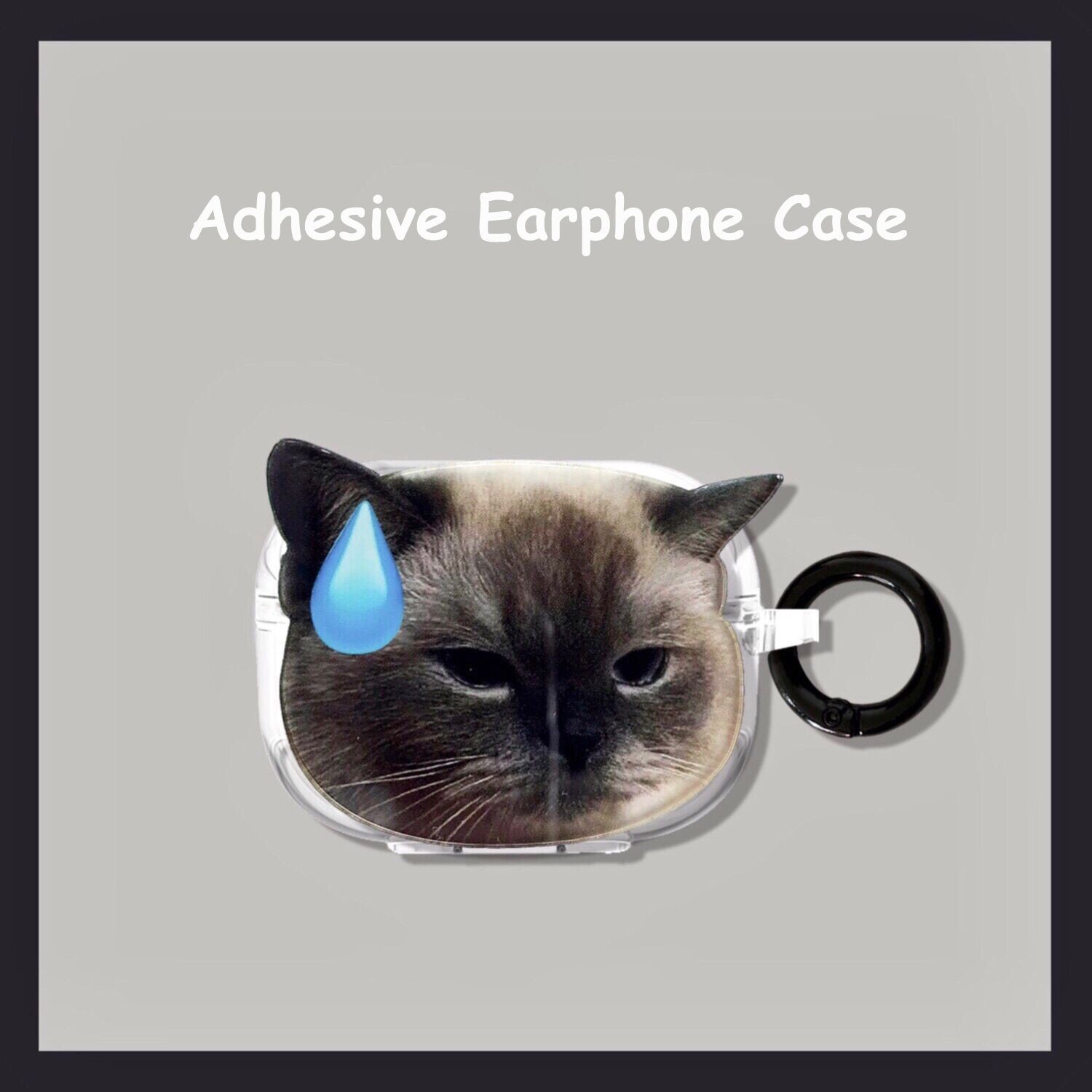 mute cat + Round Ring Apple AirPods Pro - Image 1