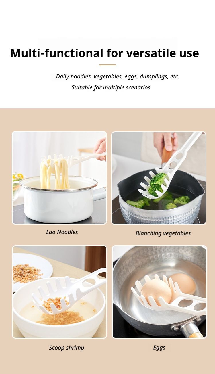 Noodle ladle white - Image 8