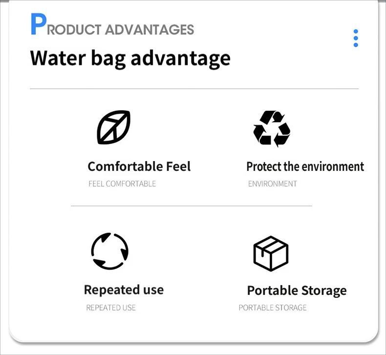 Portable Water Bottle - Blue - Image 3