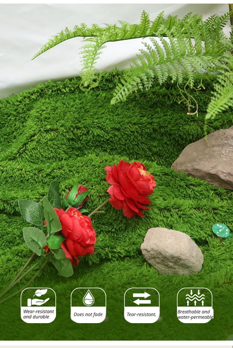 Pastoral Artificial Moss Turf 100cm×100cm - Image 3