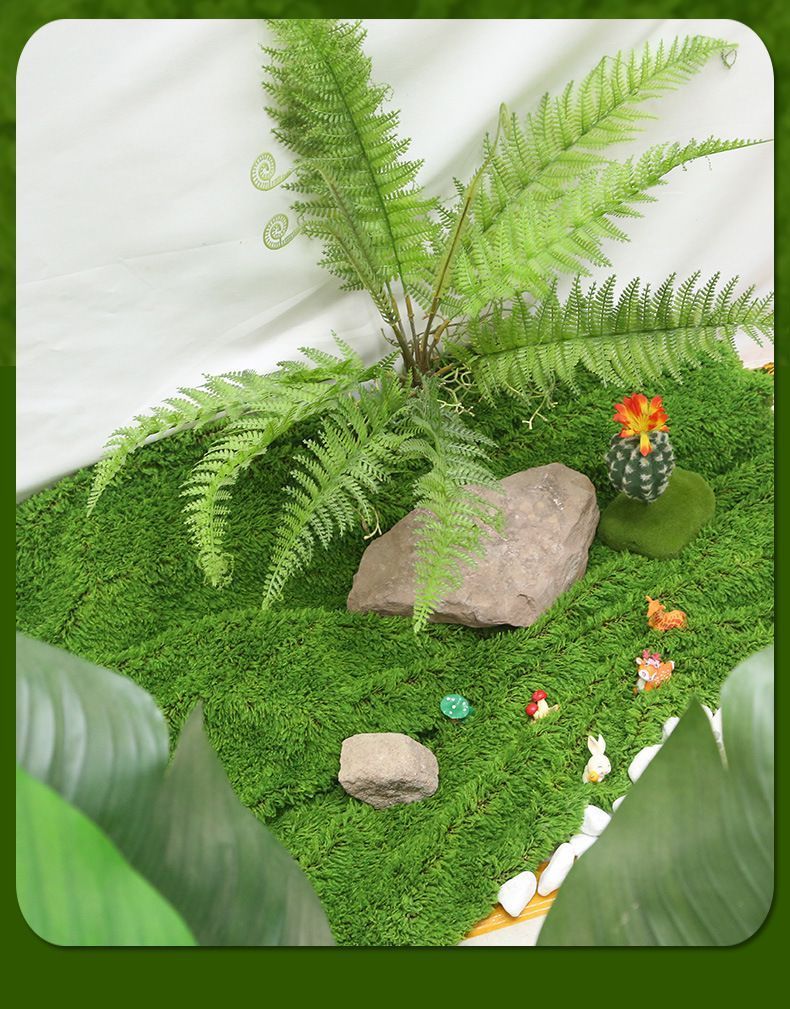 Pastoral Artificial Moss Turf 100cm×50cm - Image 8