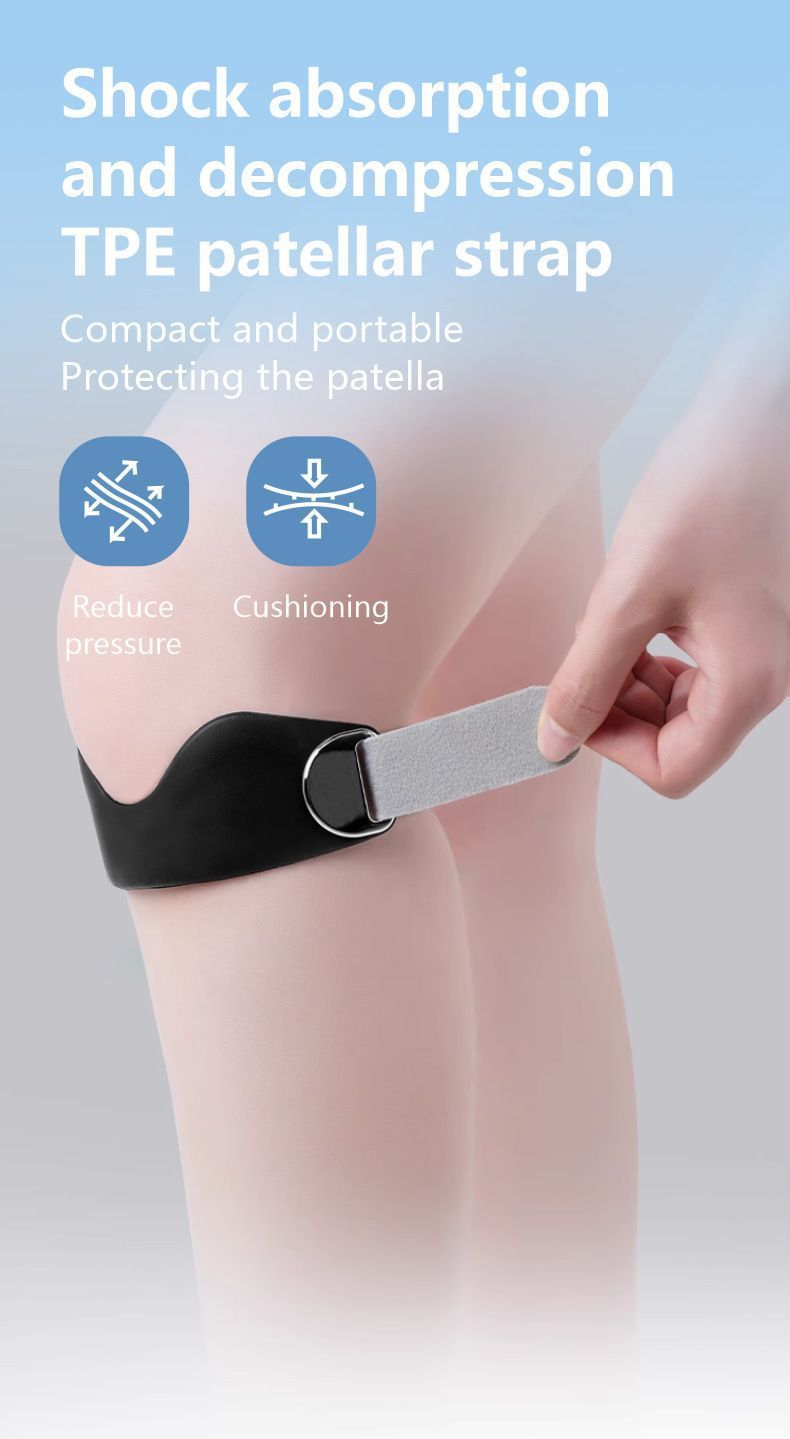 Patellar knee pads-Black - Image 2