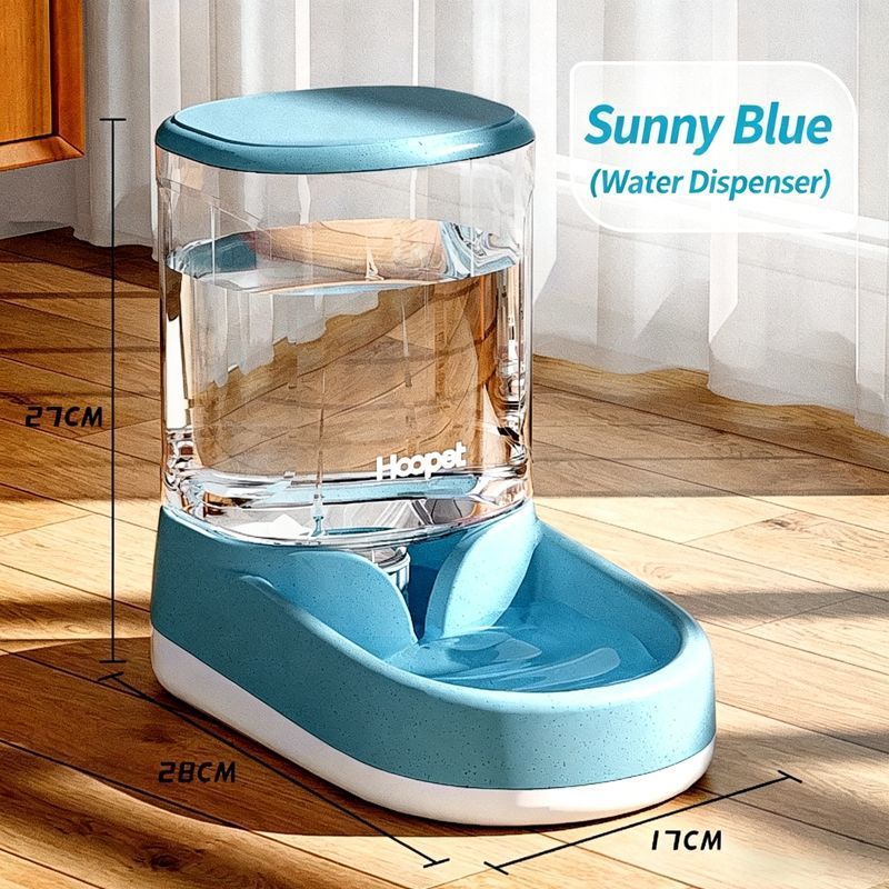 Pet automatic feeder-Blue Water Dispenser - Image 1