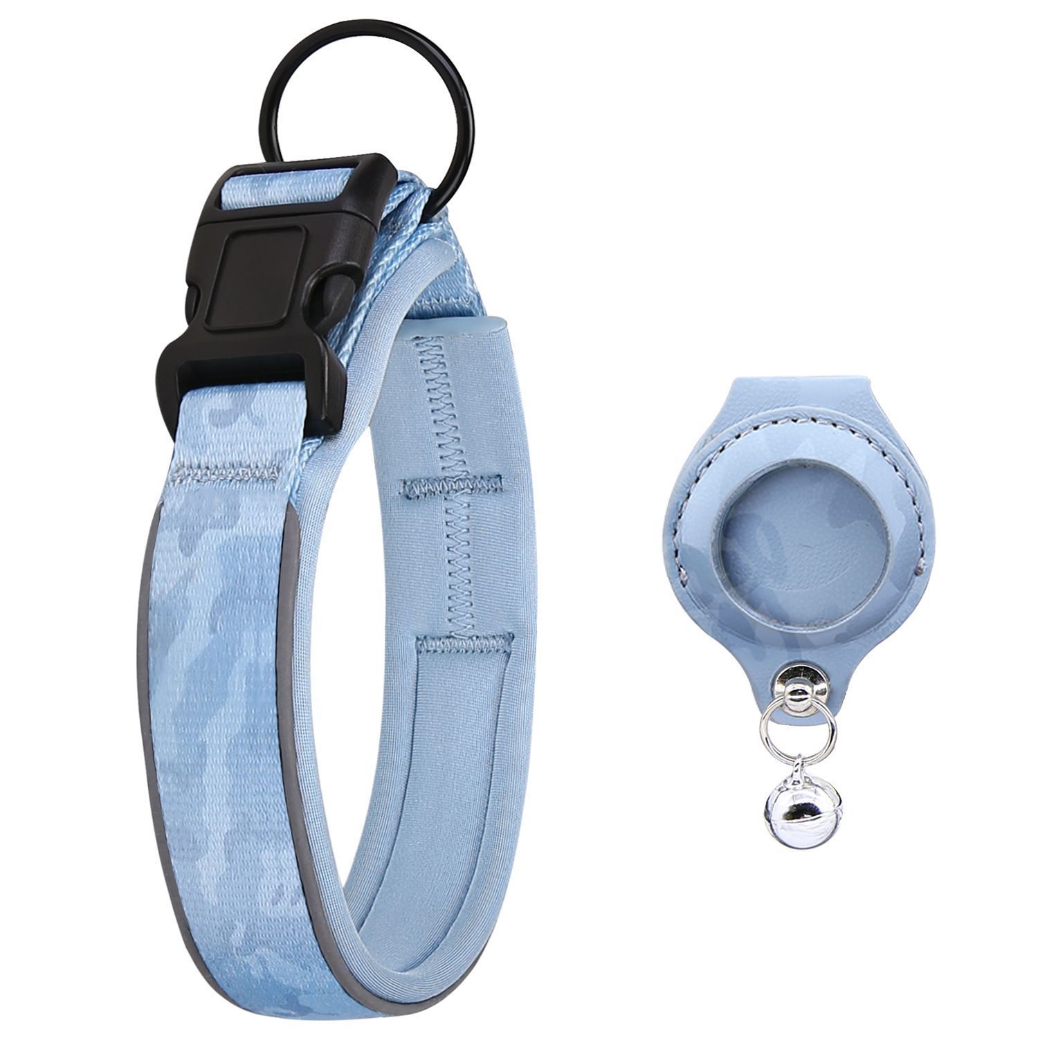 Pet positioning collar-Camo Blue 1Pair1-S-without locator - Image 1
