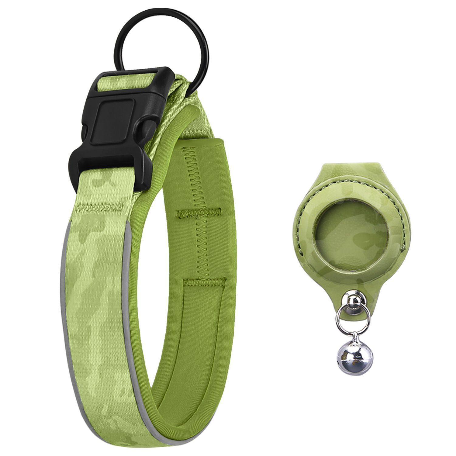 Pet positioning collar-Camo Green 1Pair1-M-without locator - Image 1