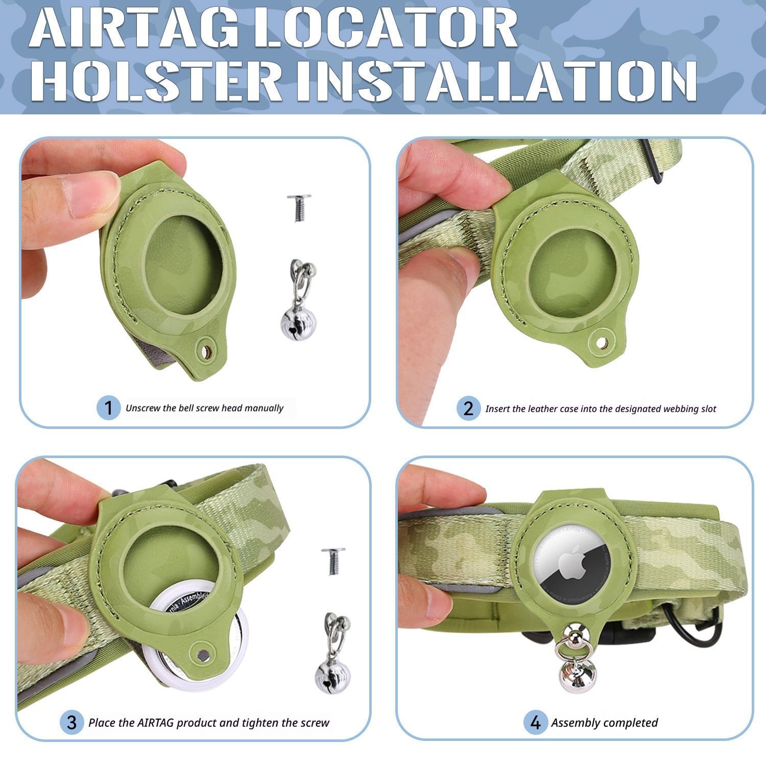 Pet positioning collar-Heart Yellow 1Pair1-S-without locator - Image 6