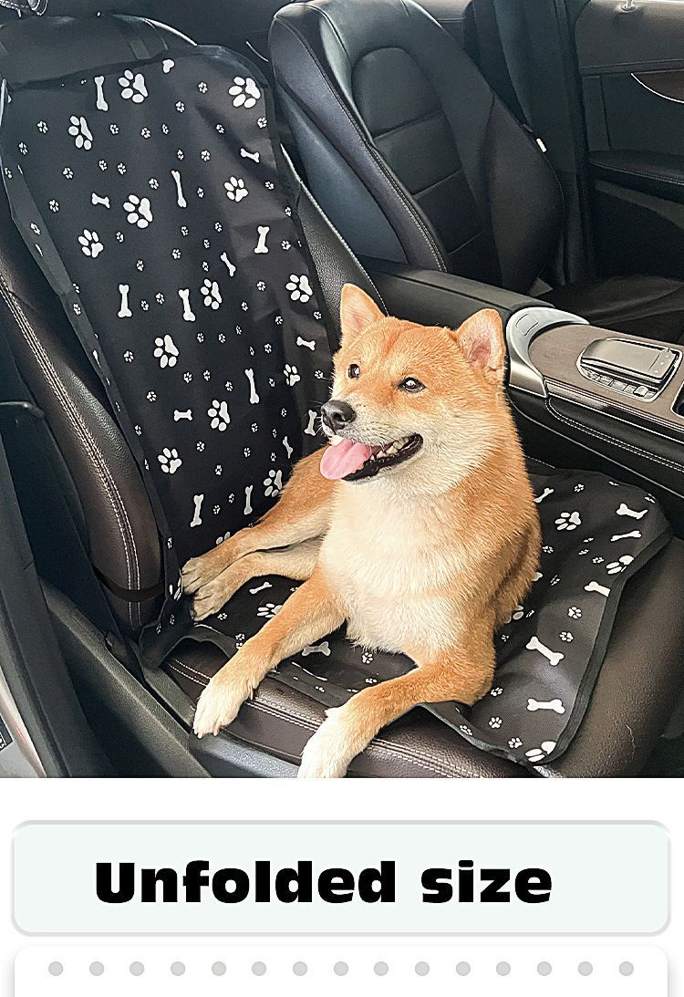 PetPinkPawPrintCarMat - Image 2
