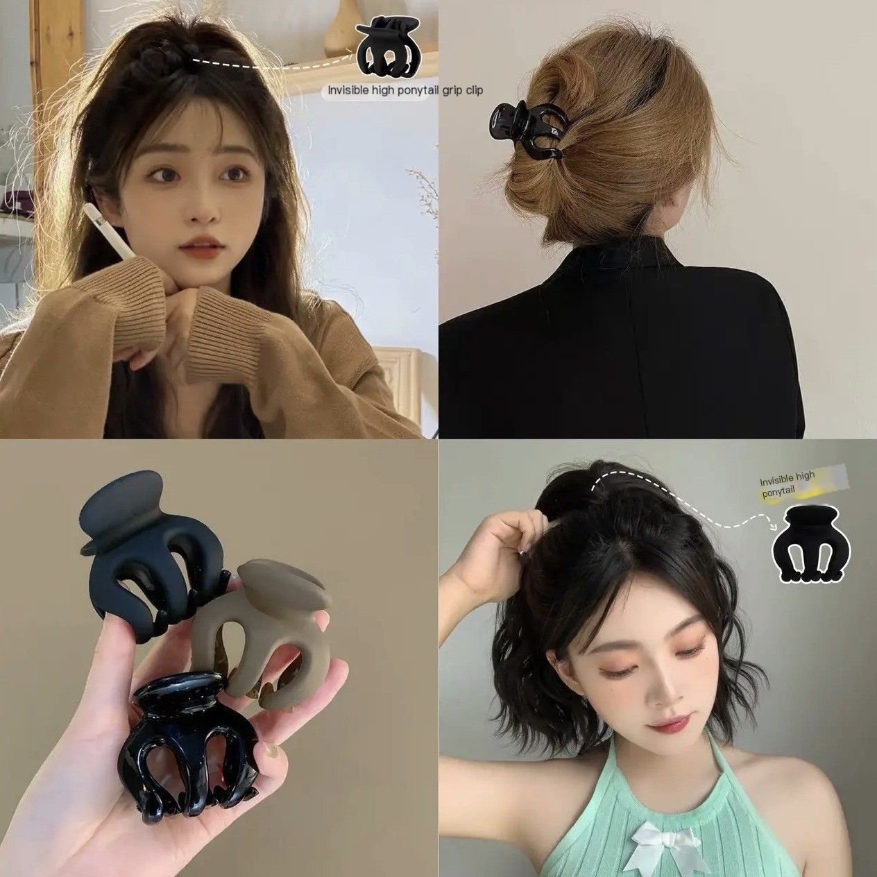 Pumpkin clasp hairpin accessory-Smoothblack - Image 2